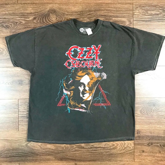 Global Other - Ozzy Osbourne XL Faded Black Global T-Shirt